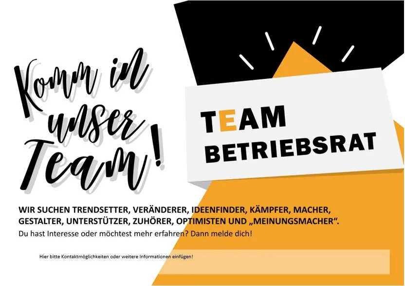 Team Betriebsrat Miniatur