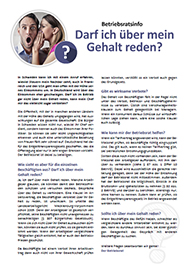Musteraushang für Betriebsräte und Personalräte, Gehalt