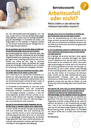 Arbeitsunfall oder nicht? Musteraushang für Betriebs- und Personalräte zum Thema Arbeitsunfall im Homeoffice und bei mobiler Arbeit