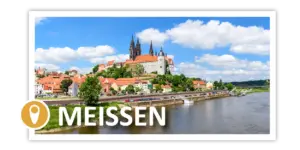 Seminarstandort Meißen Blick auf die Albrechtsburg und Elbe