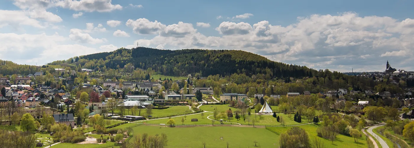 Blick über Aue-Bad Schlema