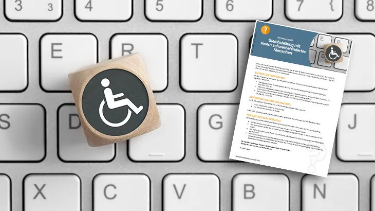 Antrag auf Gleichstellung mit einem schwerbehinderten Menschen