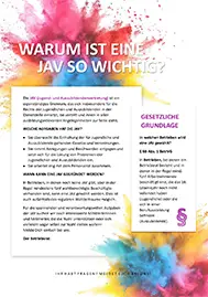 Aushang zur JAV-Wahl - Warum eine JAV wichtig ist